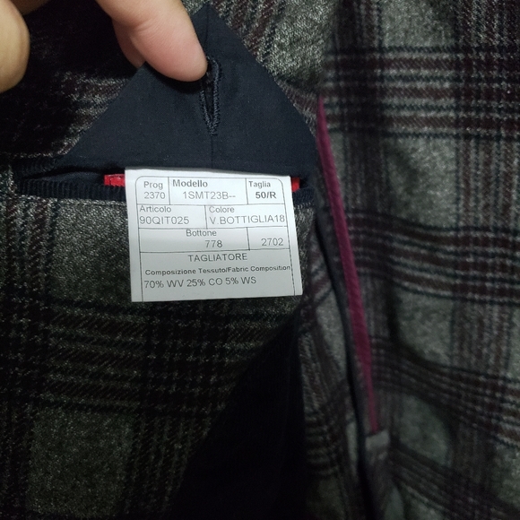 TAGLIATORE Plaid Blazer Jacket - Picture 11 of 15